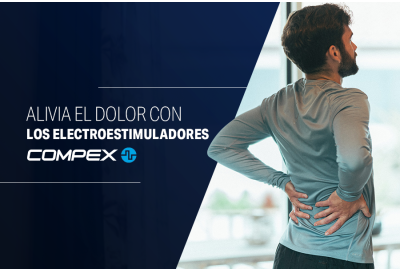 Alivia el dolor con los Electroestimuladores Compex: programas TENS y EMS.